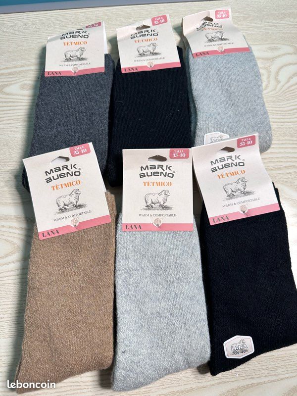LOT DE 6 PAIRES DE CHAUSSETTES WILSON GRIS - Gris - - 20.50