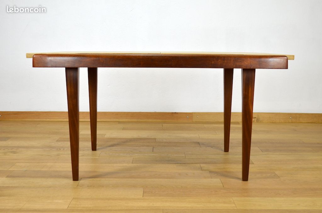 Table de Repas Bi-Ton de Gustave Gautier Édition Éros Vintage 1950 / 1960 (image 3)