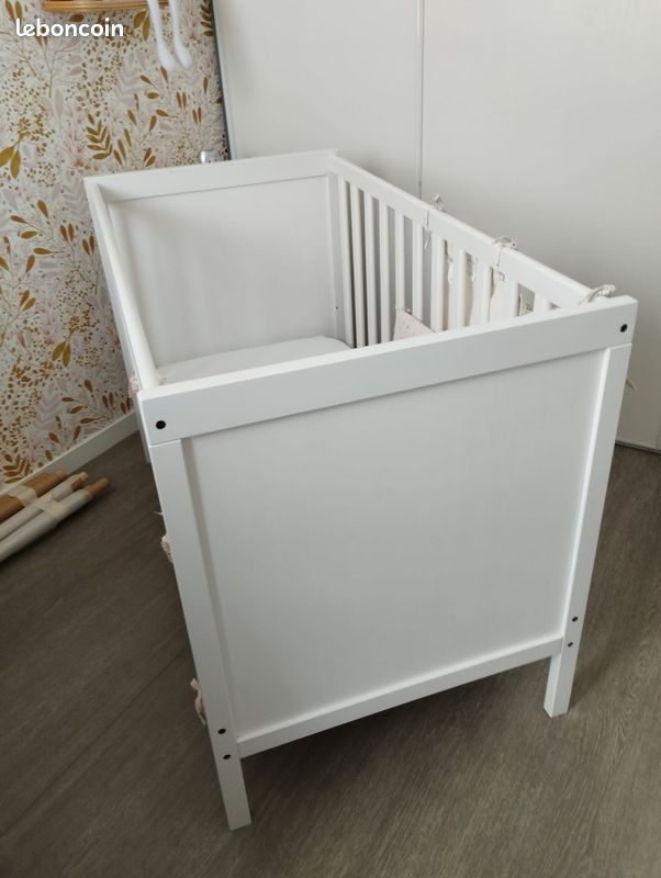 Lit bébé Ikea +matelas (image 2)