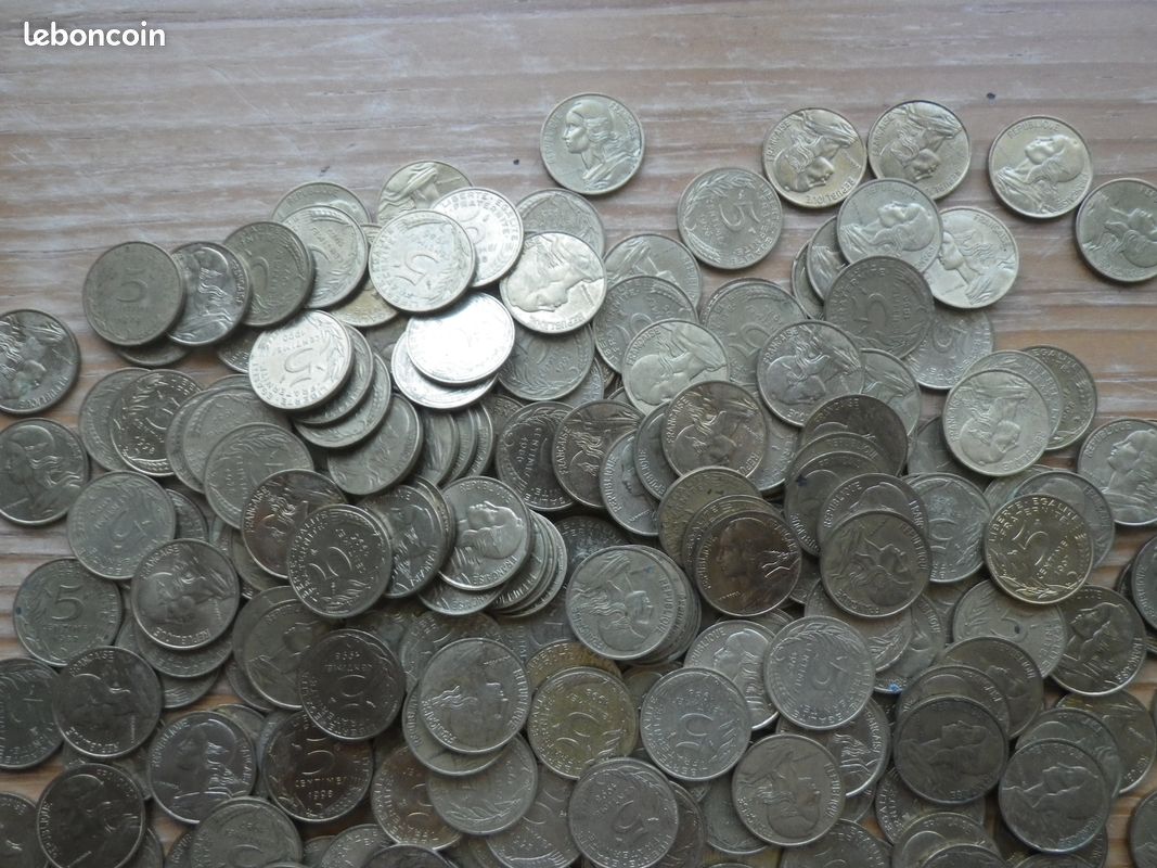 Monnaie 5 centimes Marianne (250 pièces) (image 2)
