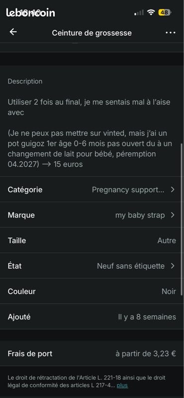 Ceinture de grossesse (image 6)