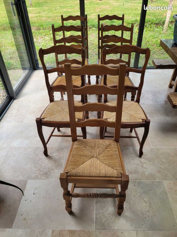 Chaises en osier (image 1)