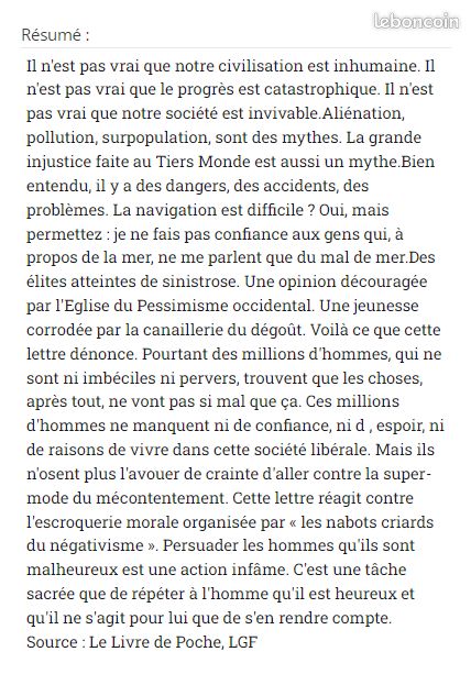 Lettre ouverte aux Gens heureux et qui ont bien raison de l'être". Louis Pauwels (1973) (image 2)