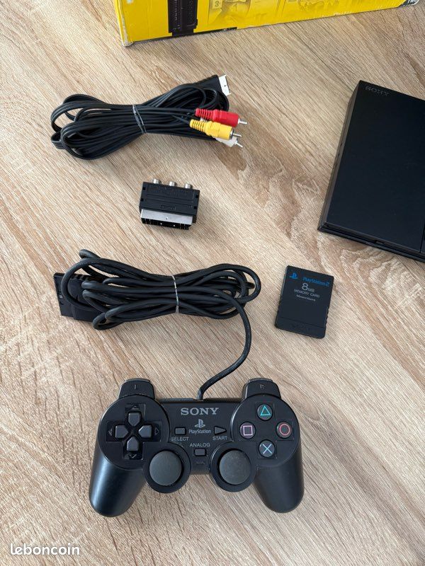 Sony PlayStation 2 slim 90004 black gebraucht kaufen | PS2 Konsolen günstig auf