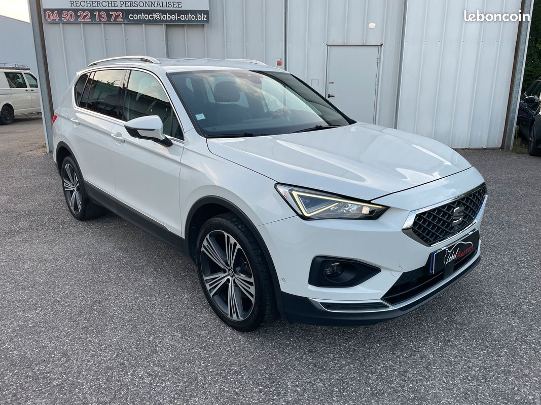 Seat Tarraco 2.0 TDI 190 4Drive XCELLENCE DSG7 / 7 places / Attelage / Caméra 360° / CarPlay / Garantie 12 mois (image 4)