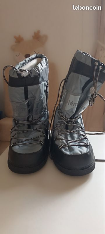Snowboots chaussures de ski Elementerre taille 41/43 noir/gros (image 1)