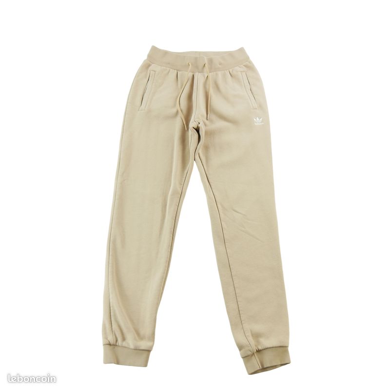 Adidas Jogging Originals Trefoil Sportswear Femme Taille S Beige #QWE1349 (image 1)