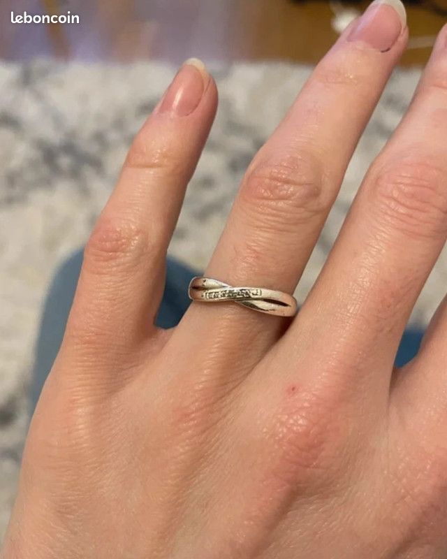 Bague Maty argent diamant Montres Bijoux