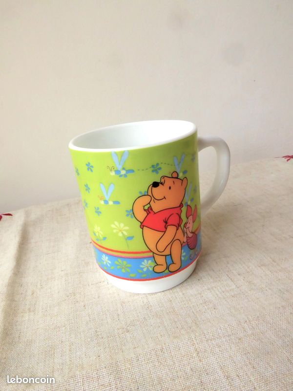 Mug Winnie l'ourson et Porcinet - Disney / Luminarc - Etat neuf (image 7)