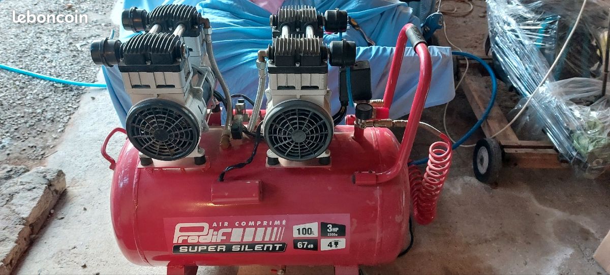 Compresseur Prodif SIL1003 100l 3cv (image 1)