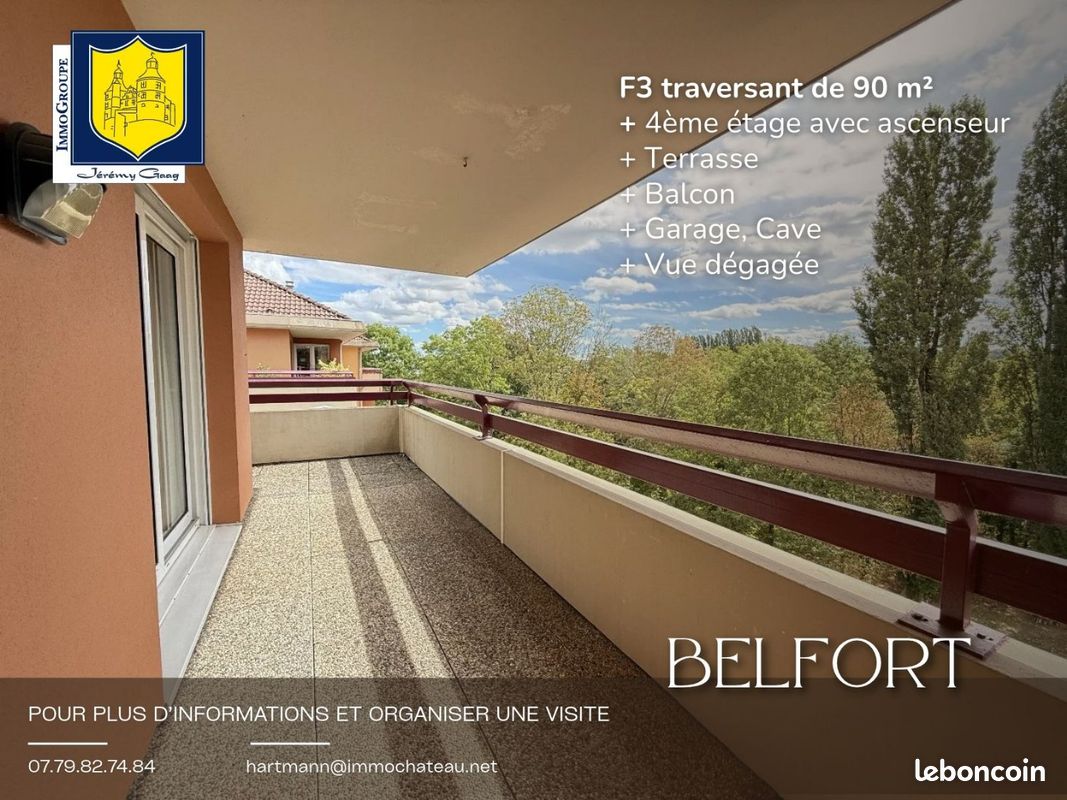 Appartement 3 pièces 89 m² · à Belfort · 89 m² · 214 000 €