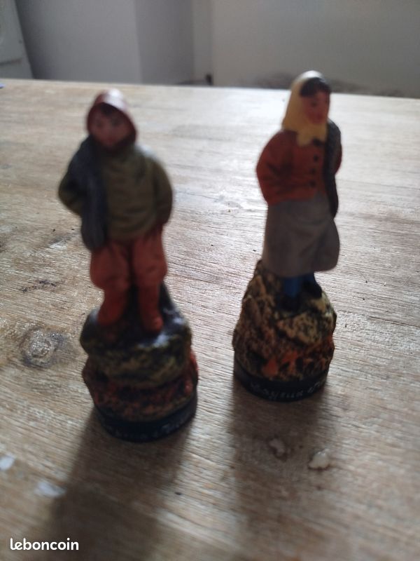 Statuettes pêcheur terre cuite (image 2)
