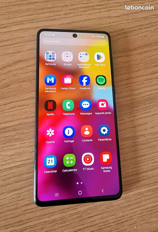 Samsung Galaxy A71 – 128 Go – 6 Go RAM – Très bon état – Débloqué (image 1)