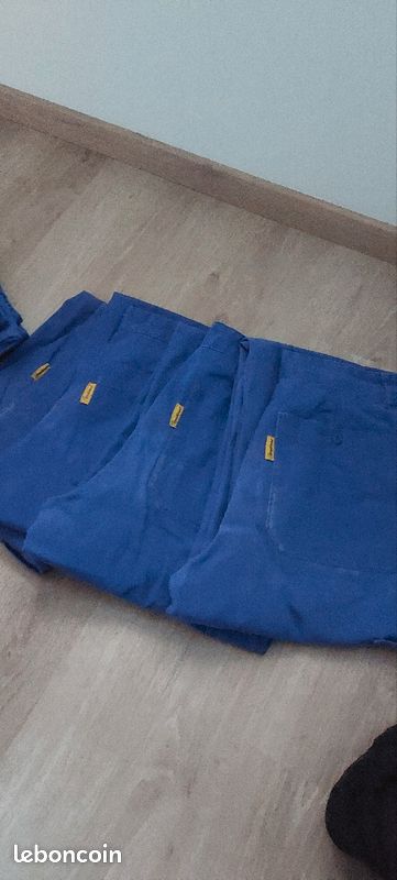 Pantalon bleu de travail (image 1)