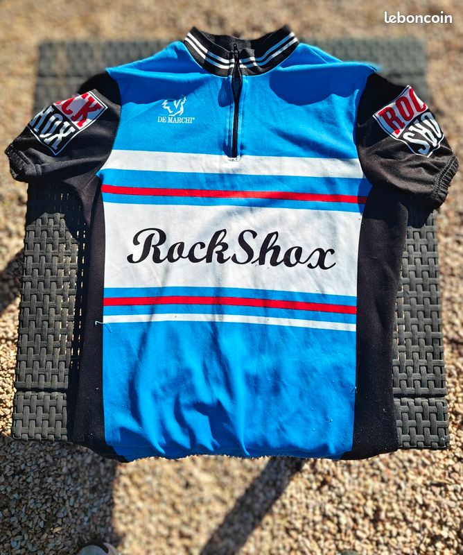 GT Bicycles Rock Shox Shimano De Marchi cycling jersey size S-M 48 cm Chest jj33