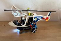 Playmobil 6921 Hélicoptère De Police Avec Projecteur - NEUF Sous Boîte