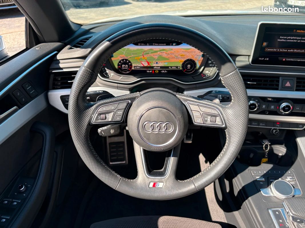 AUDI A5 CABRIOLET 2.0 TFSI 252 ch Quattro Stronic 7 S Line (image 15)