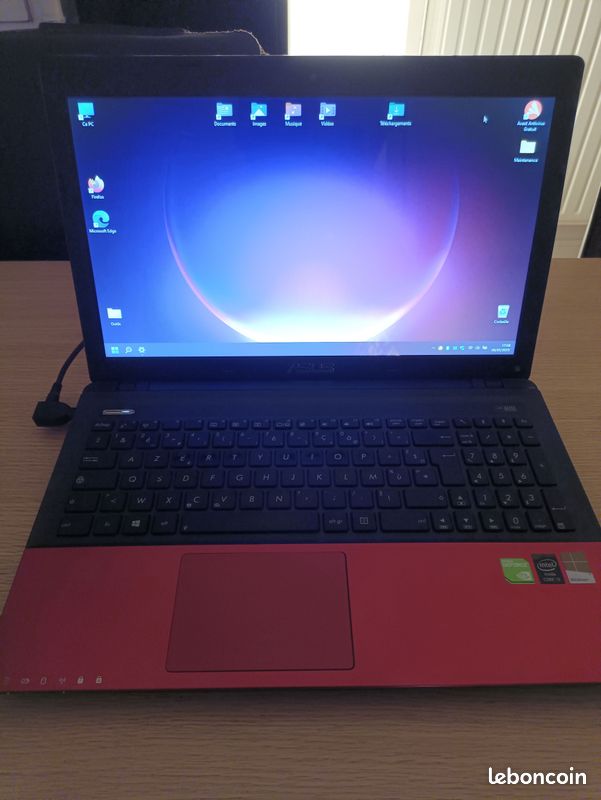 PC Portable ASUS K55V Reconditionné, I5, SSD 240Go, RAM 8Go, 15.6", GT 635M, Windows 11