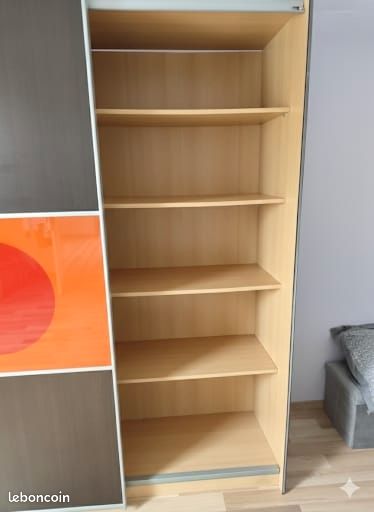 Armoire BUT 223x180x60 à porte coulissante (image 3)