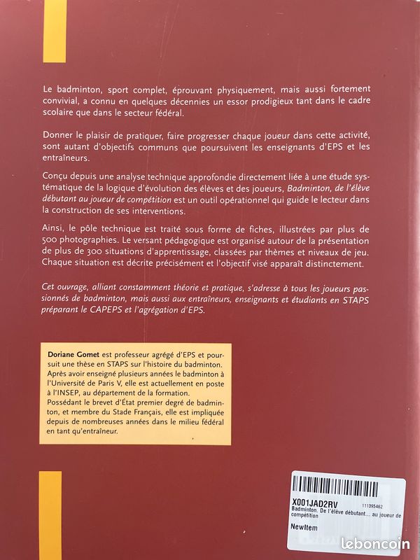 Badminton. De l’élève débutant au joueur de compétition (image 2)