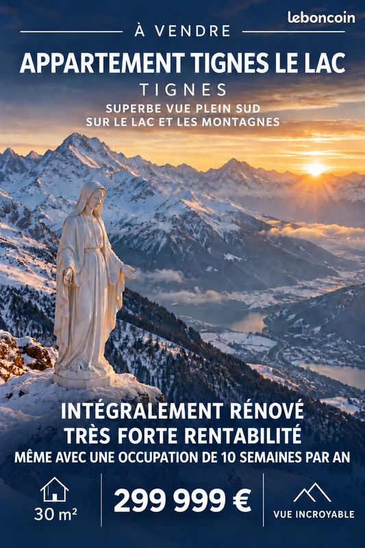 Appartement 3 pièces 35 m² · à Tignes · 35 m² · 299 990 €
