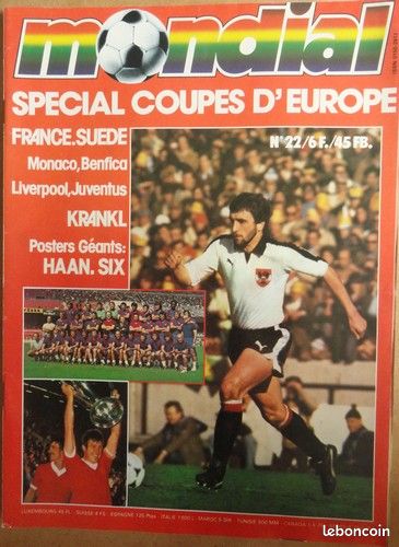 FOOTBALL MONDIAL N°37 de 1979 COUPE EUROPE ST-ETIENNE PSV 6-0 + POSTER LARIOS EUR 17,99 - FR