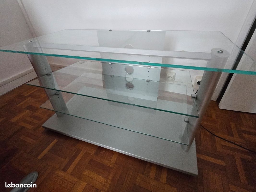 Meuble télévision en verre (image 1)