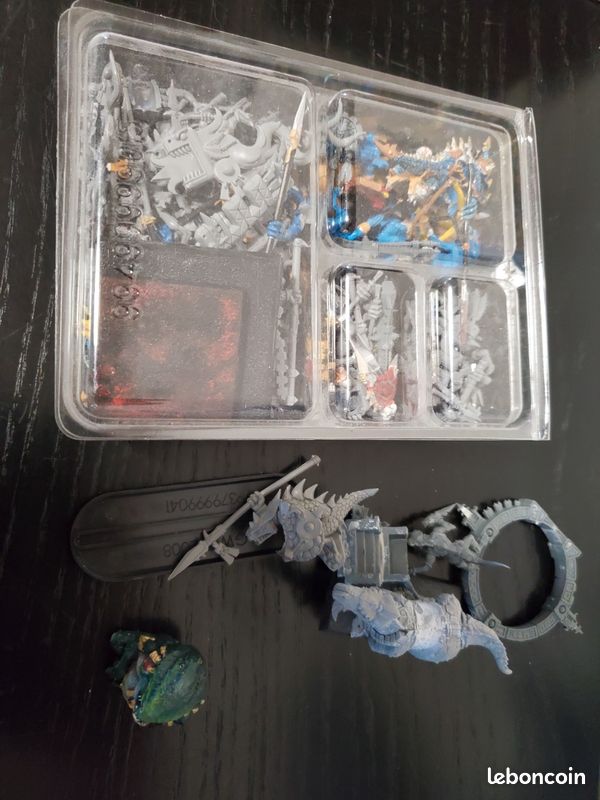 Lot De 10 Saurus Gardes Du Temple – Métal, Hommes Lézards, Warhammer, Games Workshop