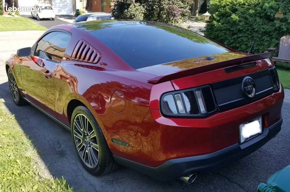 Très belle FORD MUSTANG GT Coupé de 2010 - V8 - 4,6L - BM - 61 500 KMS - ROUGE CANDY (image 4)