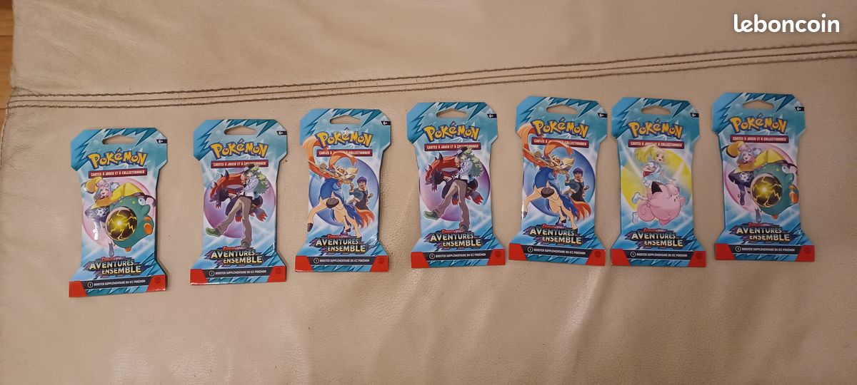 Pokémon Booster aventure ensemble packs de cartes neuf parfaitement scellé (image 1)