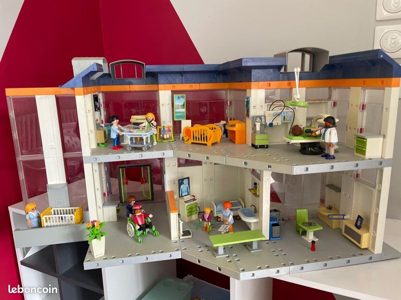 Playmobil Grand Hôpital 4404 + Patient/Chambre 4405 - Occasion
