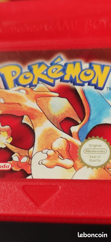 Jeu Pokemon Version Rouge - Game Boy - Authentique - Jeux vidéo Jeu Pokemon Version Rouge - Game Boy - Authentique - Jeux vidéo
