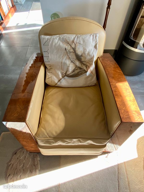 Paire de fauteuils Club Art Déco (image 4)