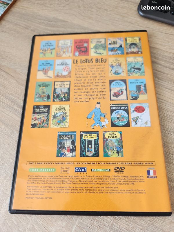 Tintin dvd le lotus bleu (image 2)