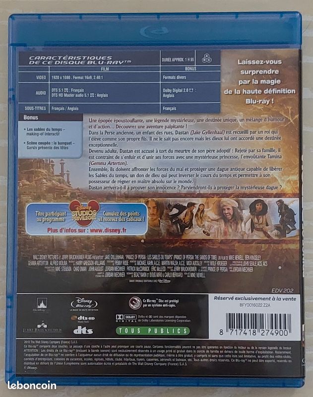 [Bluray] Prince of Persia - Les sables du temps (image 2)