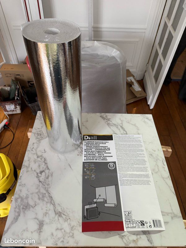 Réflecteur chaleur radiateur (rouleau aluminium) (image 1)