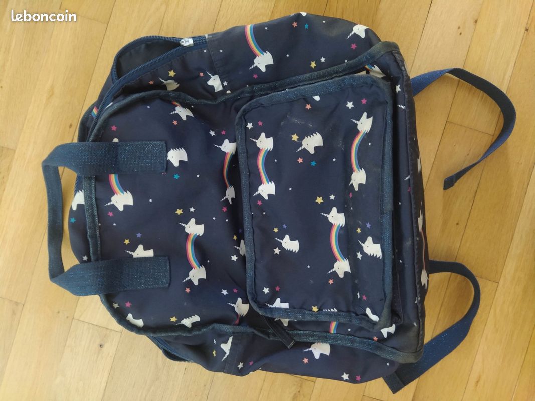 Cartable licorne primaire Papeterie Fournitures scolaires