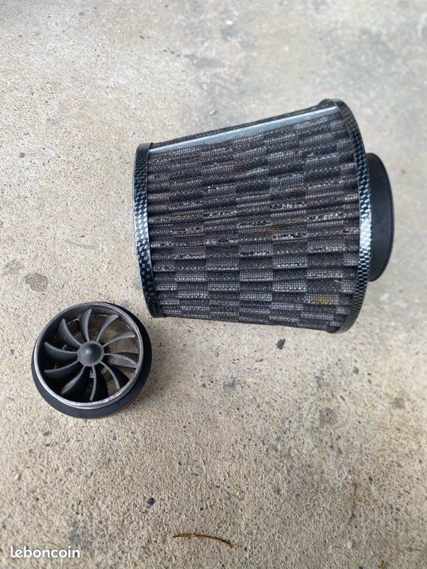 Filtre à air sport type KN + turbine (image 2)