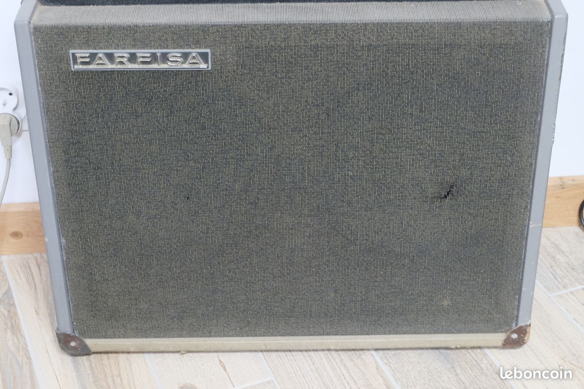 Ampli à lampes FARFISA FR 40 vintage années 60 restauré (image 2)