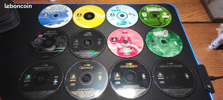 Lot 10 jeux playstation 1 ps1 + 3 jeux en loose offert