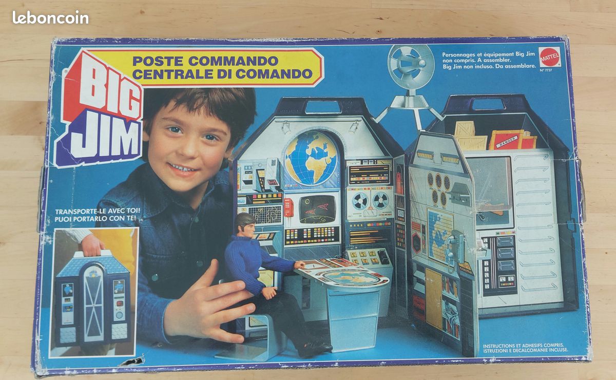 Big Jim Série Commando - Commandant Big Jim Mattel NEUF En Boîte - Réf. 9269