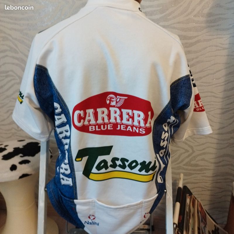 Maillot vélo vintage Carrera Jeans Nalini Tassoni - Vêtements