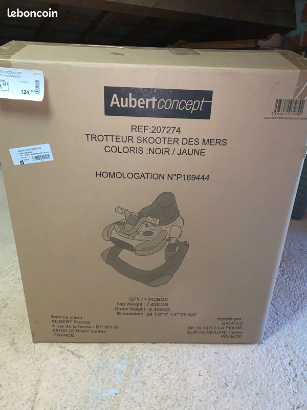 Trotteur Scooter Aubert Concept Équipement bébé