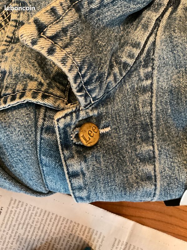 Veste longue 3 quart en jean XL LEE (image 2)