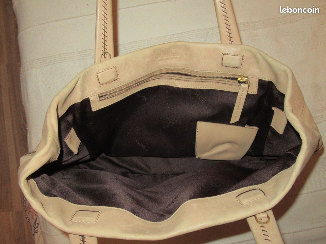 Grand sac en cuir souple Max Mara (image 2)