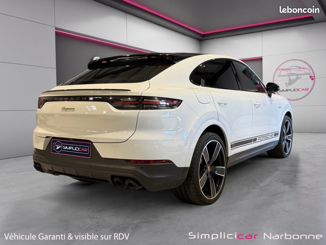 PORSCHE CAYENNE E-Hybrid 3.0 V6 462 ch Tiptronic BVA Platinum Edition Garantie 12 Mois Toit pano Pack Chrono Caméra 360 (image 4)