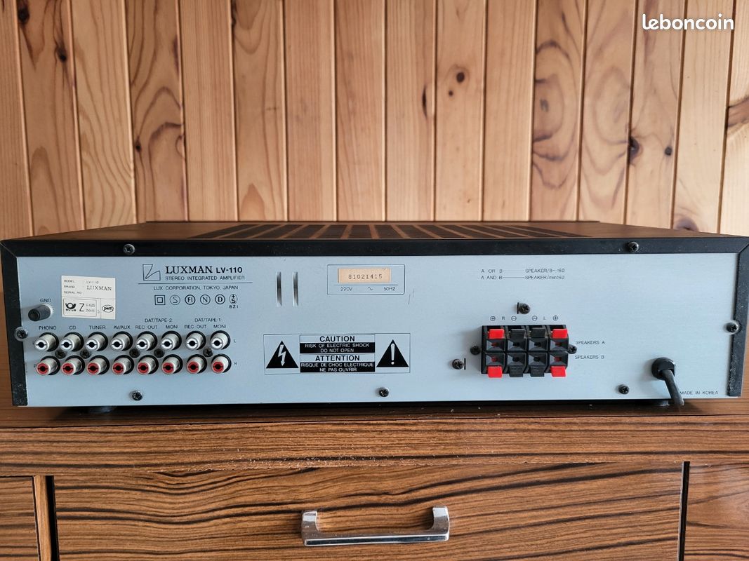 Amplificateur Luxman L-111A + Tuner T-222L – Vintage Révisé, Son Chaud
