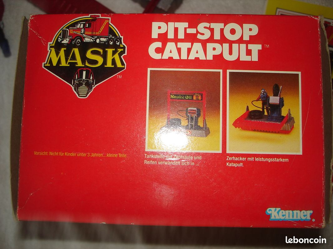 MASK M.A.S.K Pit stop catapult complet en boîte (sans insert), notice (image 10)