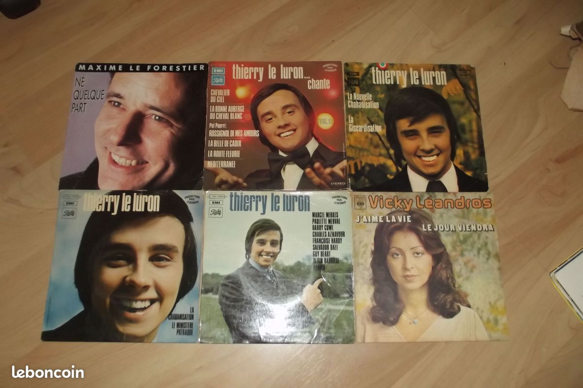 46 DISQUES 45 tours francophone (image 1)