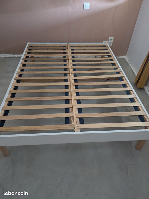 Lit + matelas 140x190 (image 2)